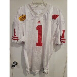 Vintage Adidas Wisconsin Badgers Football Jersey Men XL